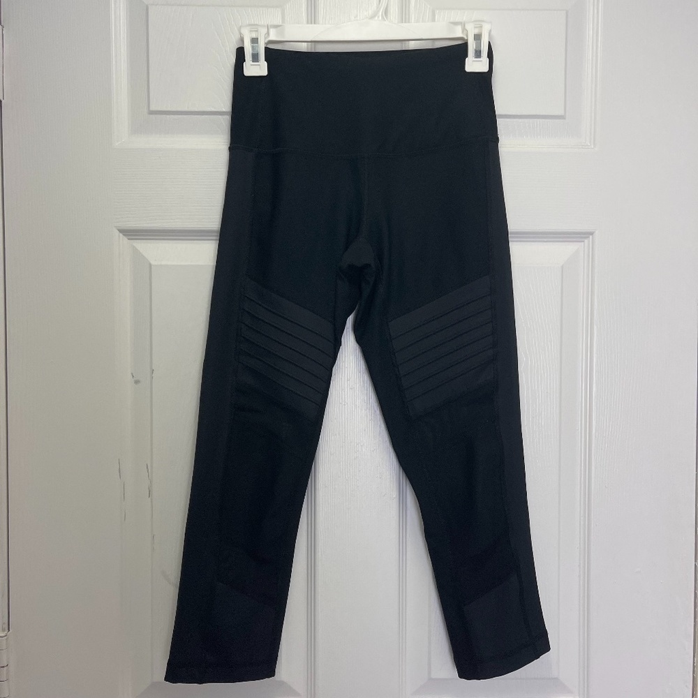 ! 90 Degree Black Crop Leggings Women Size XS